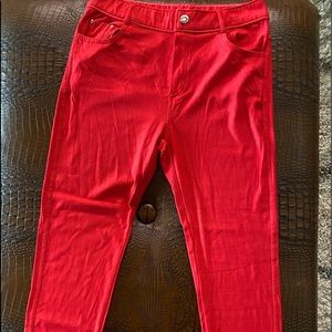 ❤️ Ankle Red Pant- Yelete jeggings